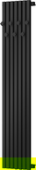 Mexen Flux decorative bathroom radiator 1500 x 360 mm, 630 W, black - W127-1500-360-00-70