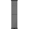 Mexen Flux decorative bathroom radiator 1500 x 340 mm, 630 W, black - W127-1500-340-00-70