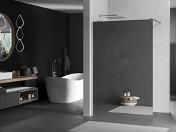 Mexen Kioto shower screen 70 x 200 cm, Mirror 8 mm, Chrome - 800-070-101-01-50