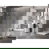 Mexen Lunar-F L foldable shower cabin left 70 x 70 cm, transparent, chrome - 836L-070-070-01-00-L