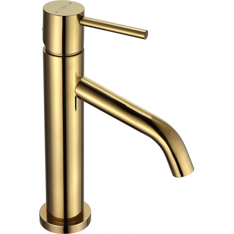 Mexen Rumba washbasin mixer tap, Gold - 73500-50
