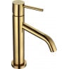Mexen Rumba washbasin tap, gold - 73500-50
