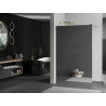 Mexen Kioto Walk-in shower screen 90 x 200 cm, mirror 8 mm, gold - 800-090-101-50-50