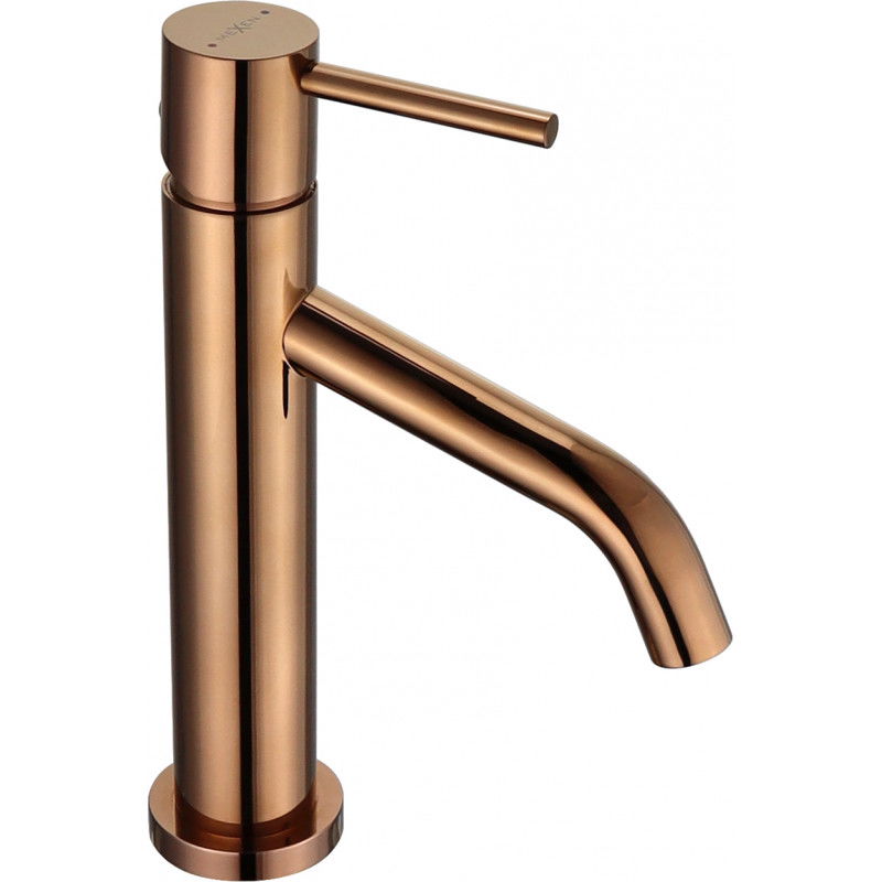 Mexen Rumba washbasin mixer tap, Rose gold - 73500-60