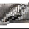 Mexen Lunar-F folding shower cabin right 90 x 90 cm, transparent, brushed gold - 836-090-090-55-00-P