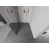 Mexen Kioto Shower Wall Walk-in 100 x 200 cm, Mirror 8 mm, Rose Gold - 800-100-101-60-50