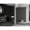 Mexen Kioto Walk-in Shower Screen 120 x 200 cm, Mirror 8 mm, Rose Gold - 800-120-101-60-50