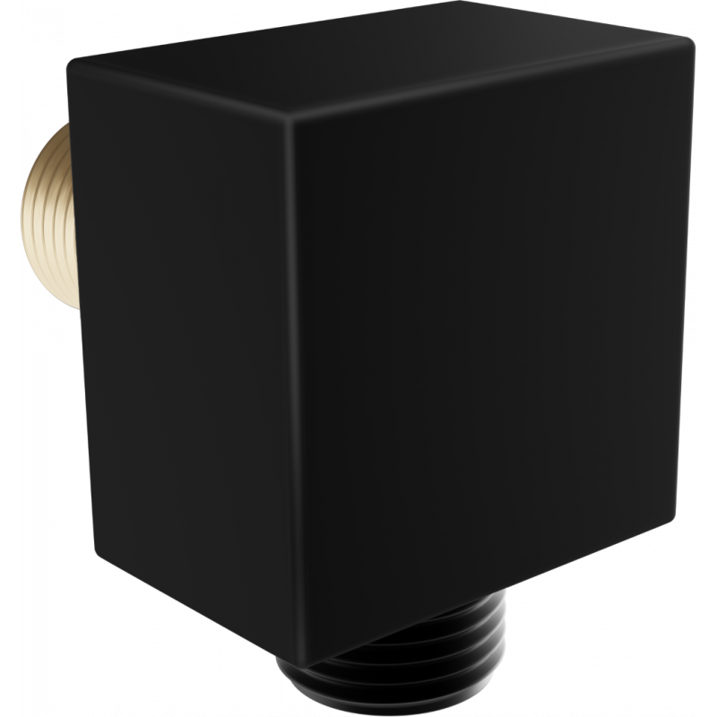 Mexen angled connector, black - 79345-70