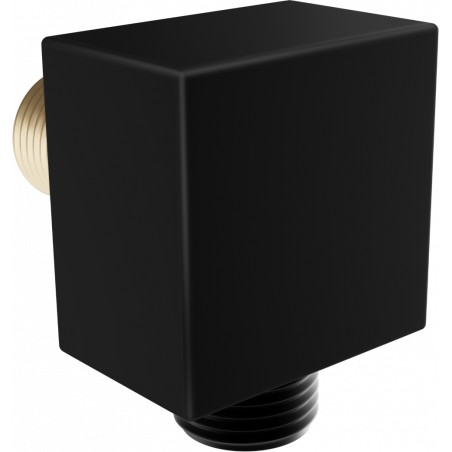 Mexen angled connector, black - 79345-70