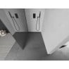 Mexen Kioto Walk-in Shower Screen 100 x 200 cm, Mirror 8 mm, Black - 800-100-101-70-50