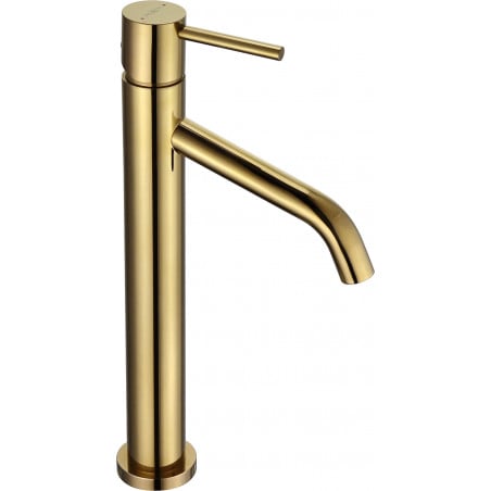 Mexen Rumba high sink faucet, gold - 73510-50