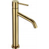Mexen Rumba high washbasin faucet, gold - 73510-50