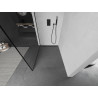Mexen Kioto Walk-in Shower Screen 140 x 200 cm, Black Frame 8 mm, Black - 800-140-101-70-70