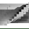 Mexen Kioto shower screen 90 x 200 cm, Transparent/Black pattern 8 mm, Chrome - 800-090-101-01-77