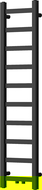 Mexen Bolt bathroom radiator 1200 x 300 mm, 240 W, black - W126-1200-300-00-70