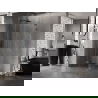 Mexen Lunar-F L folding shower cabin left 90 x 90 cm, transparent, gun metal - 836L-090-090-95-00-L