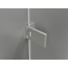 Mexen Lunar-F L folding shower enclosure left 100 x 80 cm, transparent, brushed nickel - 836L-100-080-97-00-L