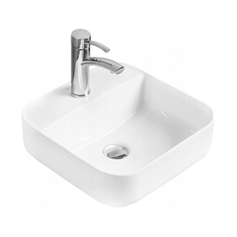 Mexen Silvia countertop washbasin 39 x 39 cm, White - 21863900