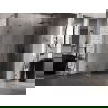Mexen Lunar-F folding shower cabin right 100 x 90 cm, transparent, brushed gun gray - 836-100-090-66-00-P
