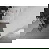 Mexen Kioto+ shower screen with a shelf and rail 130 x 200 cm, Transparent/Black pattern 8 mm, Chrome - 800-130-121-01-78