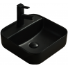 Mexen Silvia countertop washbasin 39 x 39 cm, Black matt - 21863985