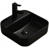 Mexen Silvia countertop washbasin 39 x 39 cm, matte black - 21863985
