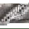 Mexen Lunar-F L shower enclosure folding right 90 x 90 cm, transparent, chrome - 836L-090-090-01-00-P