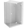 Mexen Lunar-F L folding right shower cabin 100 x 70 cm, transparent, white - 836L-100-070-20-00-P