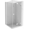 Mexen Lunar-F L shower cabin folding right 90 x 90 cm, transparent, white - 836L-090-090-20-00-P
