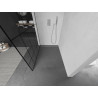 Mexen Kioto Walk-in Shower Panel 110 x 200 cm, Black Pattern 8 mm, Chrome - 800-110-101-01-78