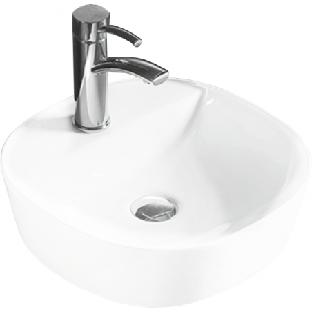 Mexen Zita countertop washbasin 40 x 40 cm, White - 21874000