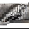 Mexen Lunar-F right folding shower enclosure 95 x 80 cm, transparent, gun metal - 836-095-080-95-00-P