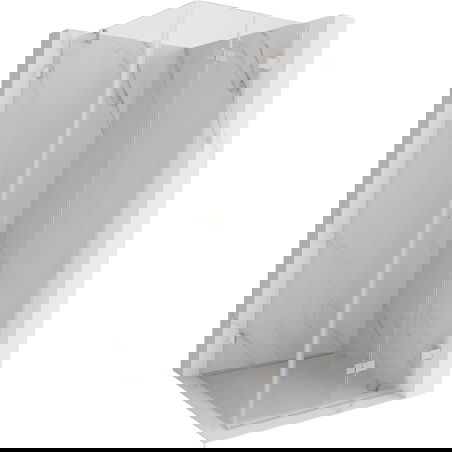 Mexen Lunar-F folding shower enclosure right 70 x 70 cm, transparent, brushed nickel - 836-070-070-97-00-P