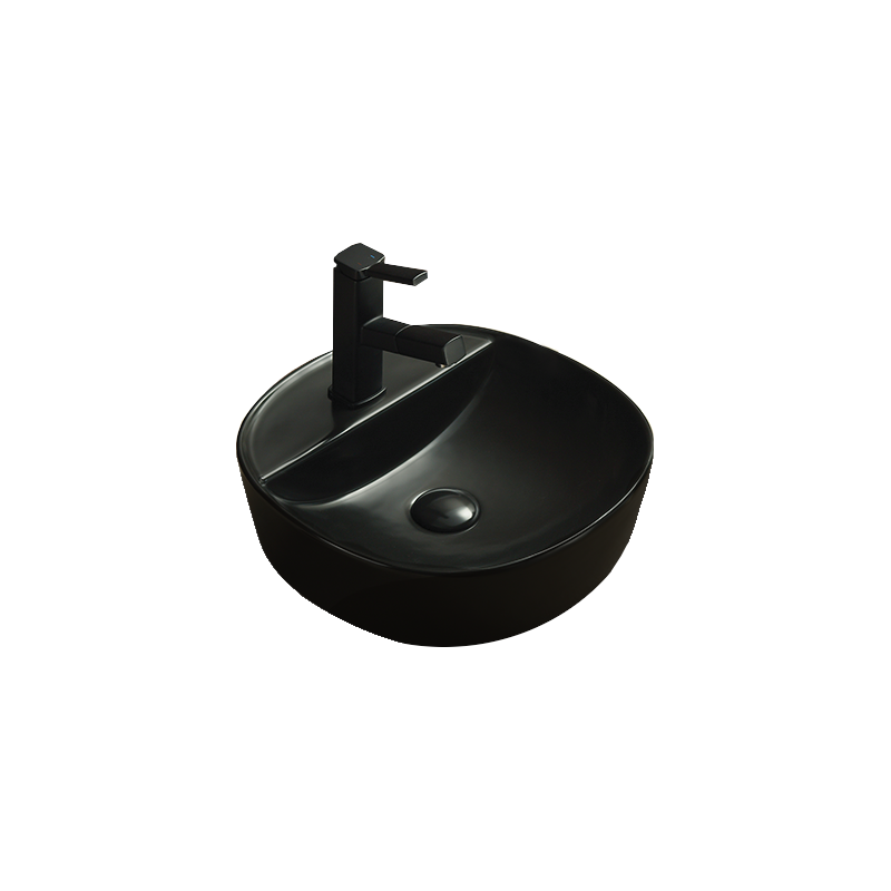 Mexen Zita countertop washbasin 40 x 40 cm, Black matt - 21874085