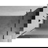 Mexen Kioto Walk-in Shower Wall 130 x 200 cm, Frosted 8 mm, Black - 800-130-101-70-30