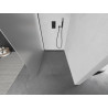 Mexen Kioto Shower Wall Walk-in 140 x 200 cm, Frosted 8 mm, Black - 800-140-101-70-30