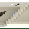 Mexen Elix granite sink 1-bowl 600 x 500 mm, beige, black siphon- 6525601005-69-B