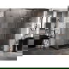 Mexen Lunar-F L folding shower cabin right 95 x 90 cm, transparent, brushed copper - 836L-095-090-65-00-P