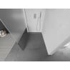 Mexen Kioto Walk-in shower wall 140 x 200 cm, transparent/frosted 8 mm, chrome - 800-140-101-01-35