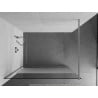 Mexen Kioto Walk-in shower wall 140 x 200 cm, transparent/frosted 8 mm, chrome - 800-140-101-01-35