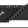 Mexen Elix granite sink 1-bowl 800 x 500 mm, black/silver metallic, chrome siphon - 6527801005-73