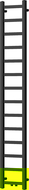 Mexen Bolt bathroom radiator 1800 x 300 mm, 351 W, black - W126-1800-300-00-70