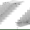 Mexen Lunar-F L folding shower cabin right 90 x 90 cm, transparent, brushed gun gray - 836L-090-090-66-00-P