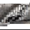 Mexen Lunar-F L folding shower cabin right 90 x 90 cm, transparent, brushed gun gray - 836L-090-090-66-00-P