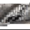 Mexen Lunar-F L foldable shower cabin right 95 x 90 cm, transparent, brushed gun gray - 836L-095-090-66-00-P