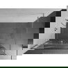 Mexen Kioto+ shower screen with a shelf and rail 120 x 200 cm, White pattern 8 mm, Chrome - 800-120-121-01-97