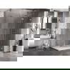 Mexen Lunar-F L folding shower cabin right 85 x 70 cm, transparent, brushed nickel - 836L-085-070-97-00-P