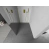 Mexen Kioto shower panel Walk-in 130 x 200 cm, mirror 8 mm, gold - 800-130-101-50-50