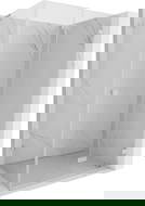 Mexen Lunar-F L foldable shower cabin right 95 x 90 cm, transparent, brushed nickel - 836L-095-090-97-00-P