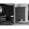Mexen Kioto Walk-in Shower Wall 130 x 200 cm, Mirror 8 mm, Black - 800-130-101-70-50